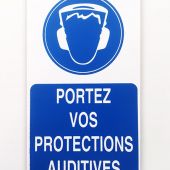 Panneau PVC sérigraphié 1 couleur