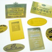 Plaque logo gravure