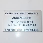 Plaque alu anodisé gravé