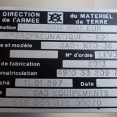 Plaque immatriculation professionel